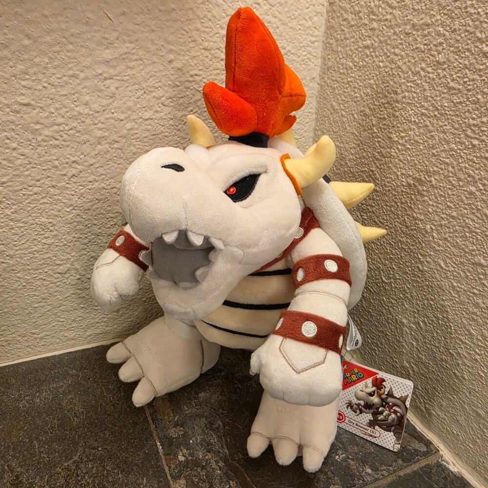 Plush - Huge Dry Bowser 13-inch (NEW) - Super Mario - Nintendo